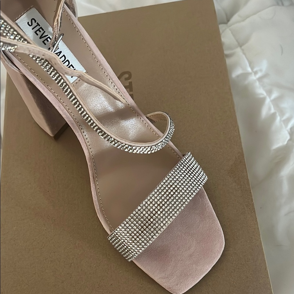 Steve Madden Pink Strappy Heels